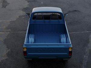 toyota hilux regular cab 1978 Modelo 3D