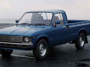 toyota hilux regular cab 1978 Modelo 3D