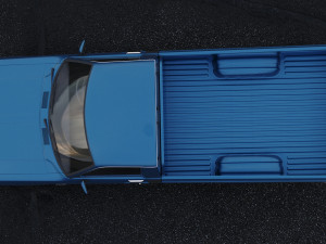 toyota hilux regular cab 1978 Modelo 3D
