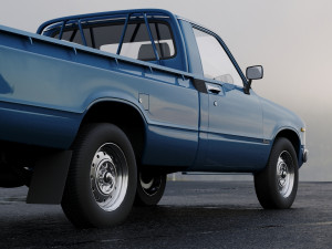 toyota hilux regular cab 1978 Modelo 3D