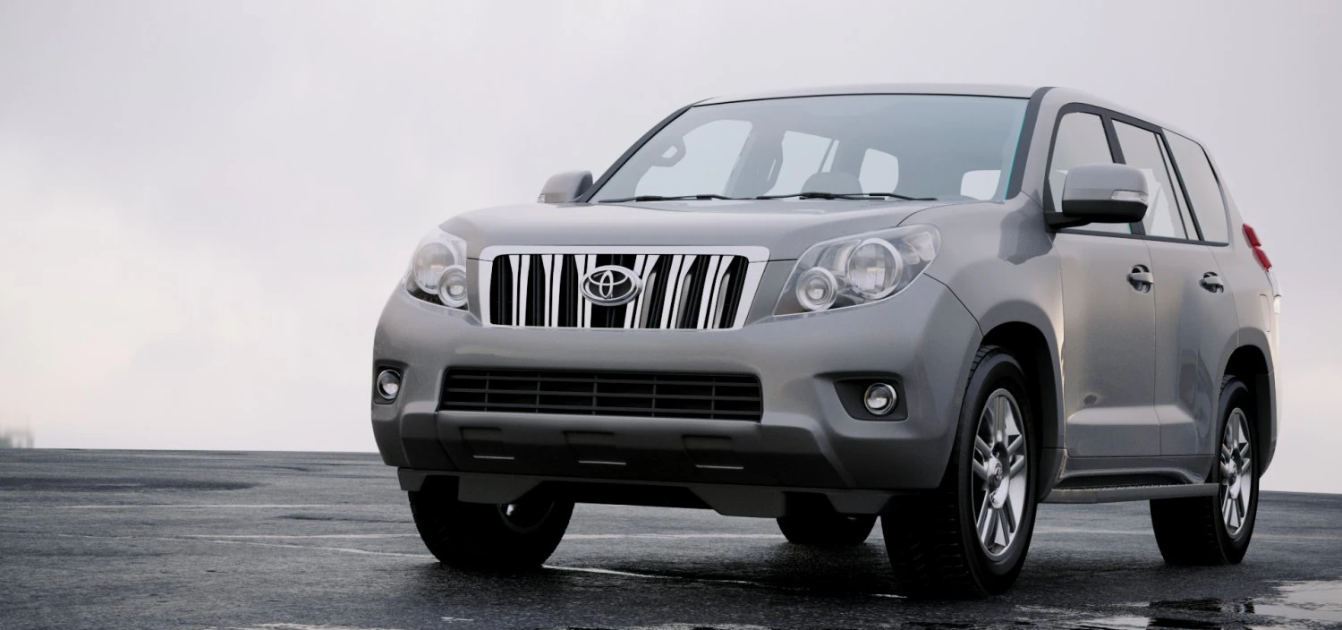 toyota land cruiser prado 2010 3D Model .c4d .max .obj .3ds .fbx .stl .blend 