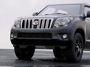 toyota land cruiser prado 3-door 2011 3D Model