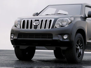 toyota land cruiser prado 3 porte 2011 Modello 3D