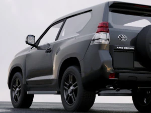 toyota land cruiser prado 3-door 2011 3D Model