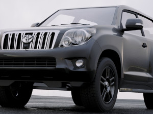 toyota land cruiser prado 3-door 2011 3D Model