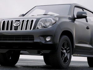 toyota land cruiser prado 3-door 2011 3D Model