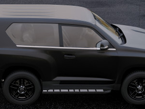 toyota land cruiser prado 3-door 2011 3D Model