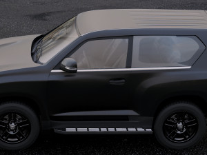 toyota land cruiser prado 3-door 2011 3D Model