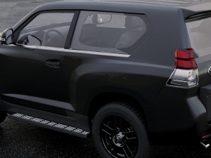 toyota land cruiser prado 3-door 2011 3D Model