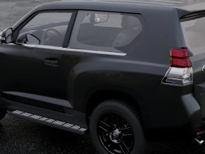 toyota land cruiser prado 3-door 2011 3D Model