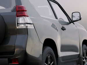 toyota land cruiser prado 3-door 2011 3D Model