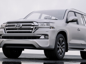toyota land cruiser vxr 2016 3D Model