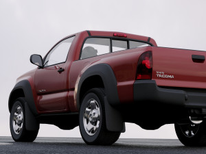 toyota tacoma regular cab 2011 3D Model