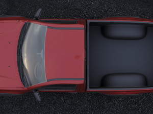 toyota tacoma regular cab 2011 3D Model