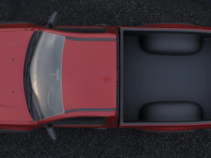 toyota tacoma regular cab 2011 3D Model