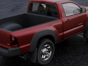 toyota tacoma regular cab 2011 3D Model