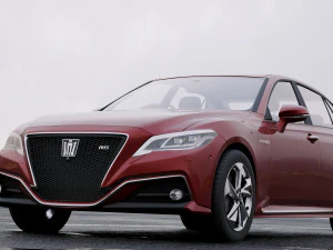 toyota crown rs advance 2018 3D Model