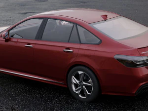 toyota crown rs advance 2018 3D Model