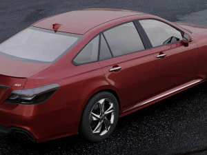 toyota crown rs advance 2018 3D Model