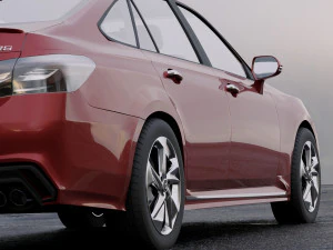toyota crown rs advance 2018 3D Model