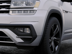 volkswagen atlas r-line 2017 Model 3D