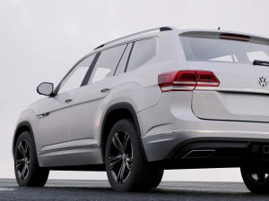 volkswagen atlas r-line 2017 3D Model