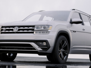 volkswagen atlas r-line 2017 Model 3D