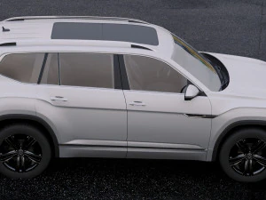 volkswagen atlas r-line 2017 3D Model
