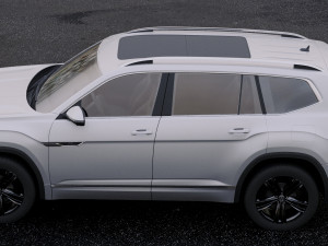volkswagen atlas r-line 2017 Model 3D