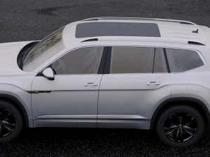 volkswagen atlas r-line 2017 3D Model