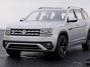 volkswagen atlas r-line 2017 3D Model
