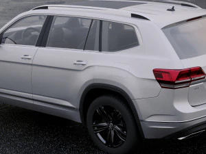 volkswagen atlas r-line 2017 3D Model