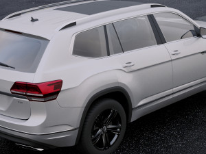 volkswagen atlas r-line 2017 Model 3D