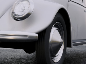 volkswagen beetle 1949 Modello 3D