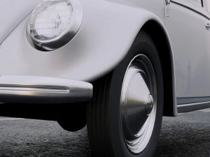 volkswagen beetle 1949 3D Model