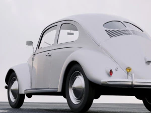 volkswagen beetle 1949 3D Model