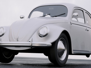 volkswagen beetle 1949 Modello 3D