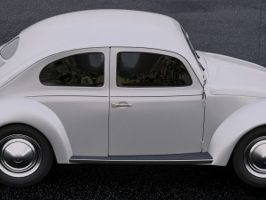 volkswagen beetle 1949 Modello 3D