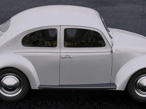 volkswagen beetle 1949 3D Model