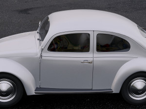 volkswagen beetle 1949 Modello 3D