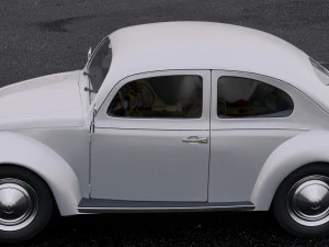 volkswagen beetle 1949 3D Model