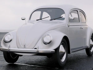 volkswagen beetle 1949 3D Model