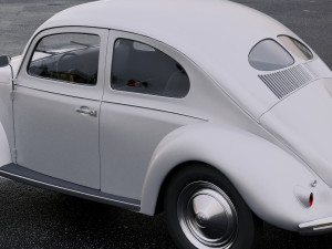 volkswagen beetle 1949 Modello 3D
