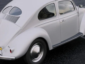 volkswagen beetle 1949 3D Model
