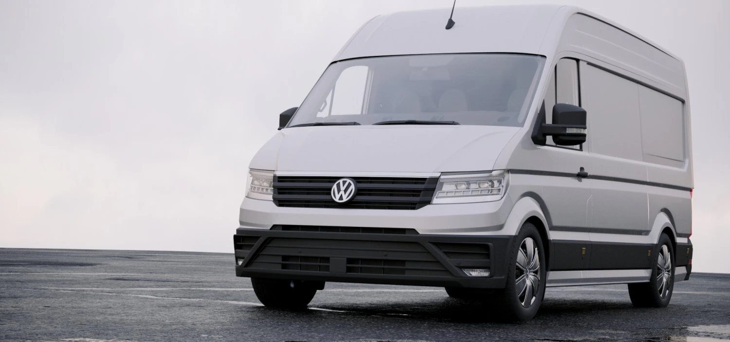 volkswagen crafter 2017 3D Model .c4d .max .obj .3ds .fbx .stl .blend 