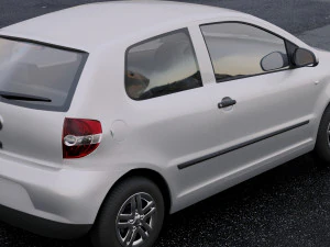 volkswagen fox 2005 3D Model