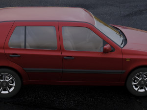 volkswagen golf 1993 3Dモデル