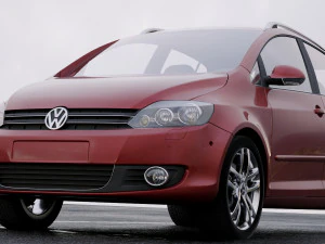 volkswagen golf plus 2011 3D Model