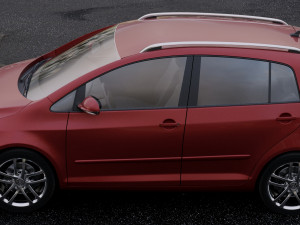 volkswagen golf plus 2011 Modelo 3D