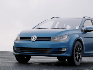 Volkswagen Golf 2014 Modello 3D